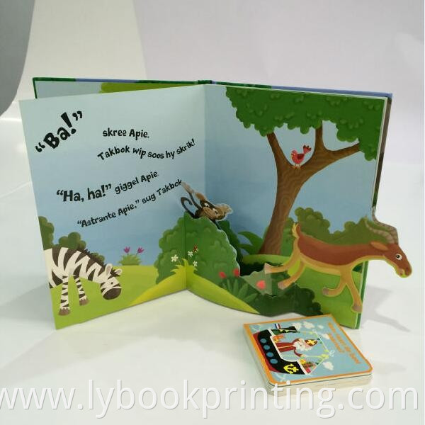 High quality printing professional custom pop up 3D book